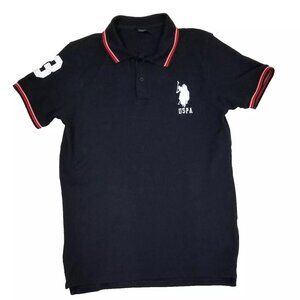 U.S. POLO ASSOCIATION Ladies Polo Shirt Size XL Black
